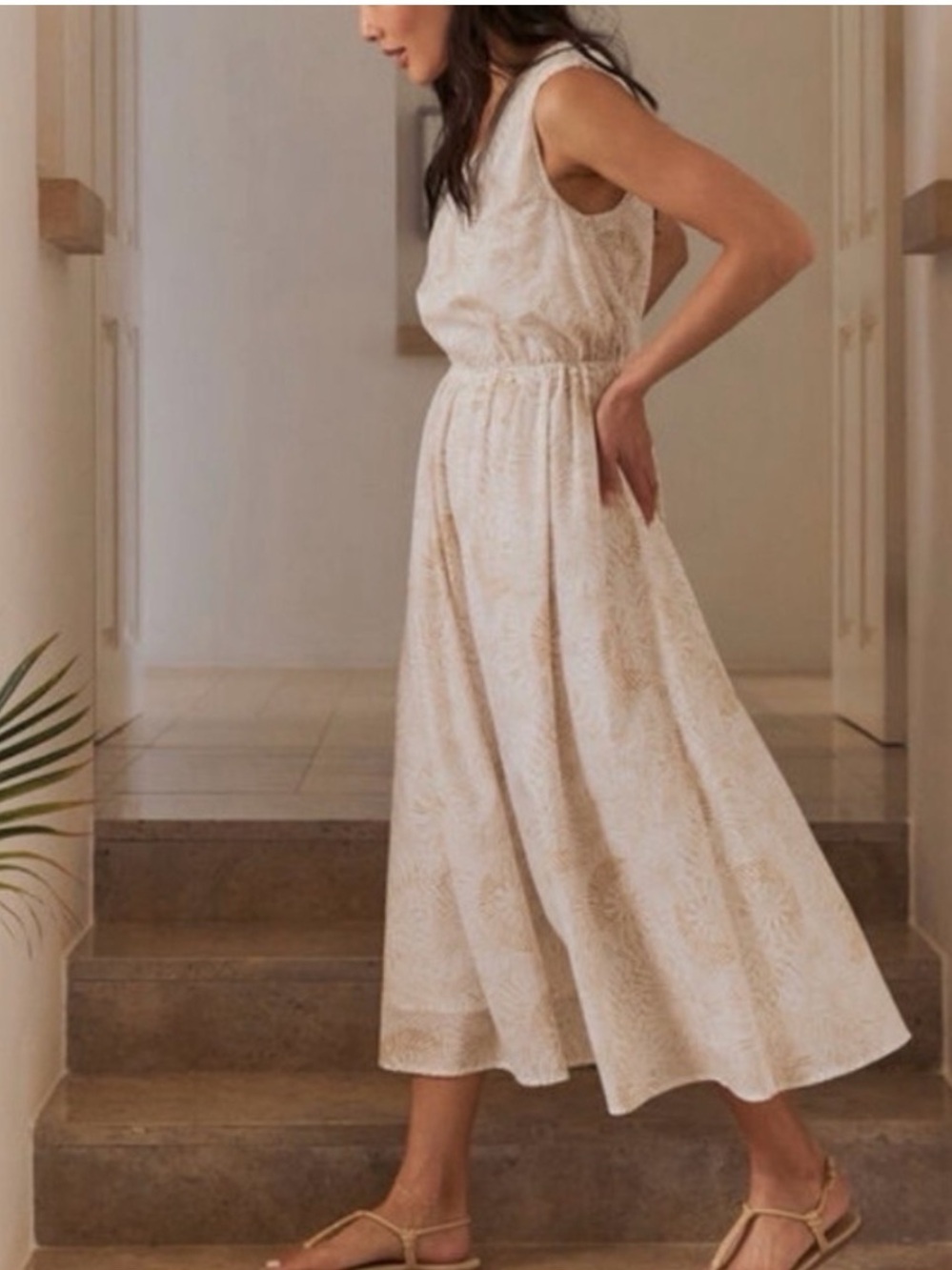 NWT Haven Well Well Within Cotton Voile Shell Midi Dress Size S Feminine Resort - Picture 2 of 14